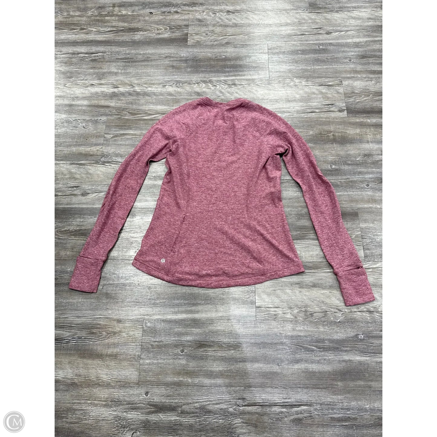 Athletic Top Long Sleeve Crewneck By Lululemon In Pink, Size: 12