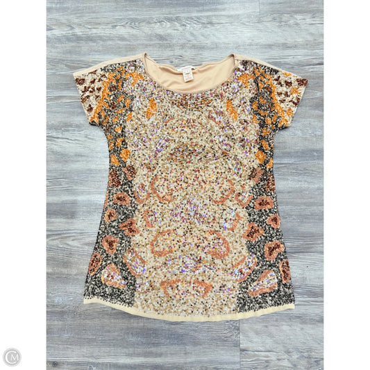 Top Short Sleeve By Sundance In Multi-colored, Size: S