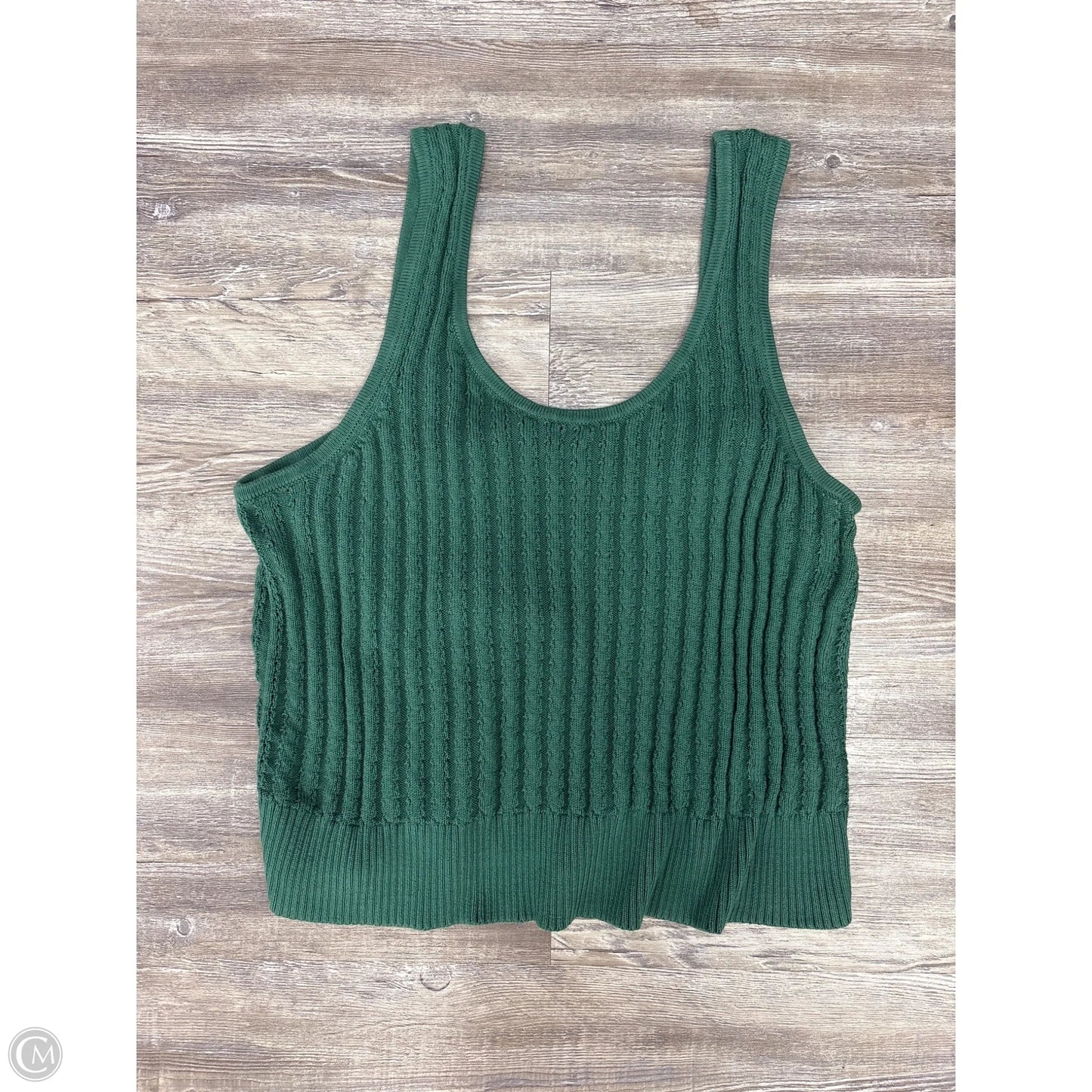 Top Sleeveless Basic By Talbots In Green, Size: 2x