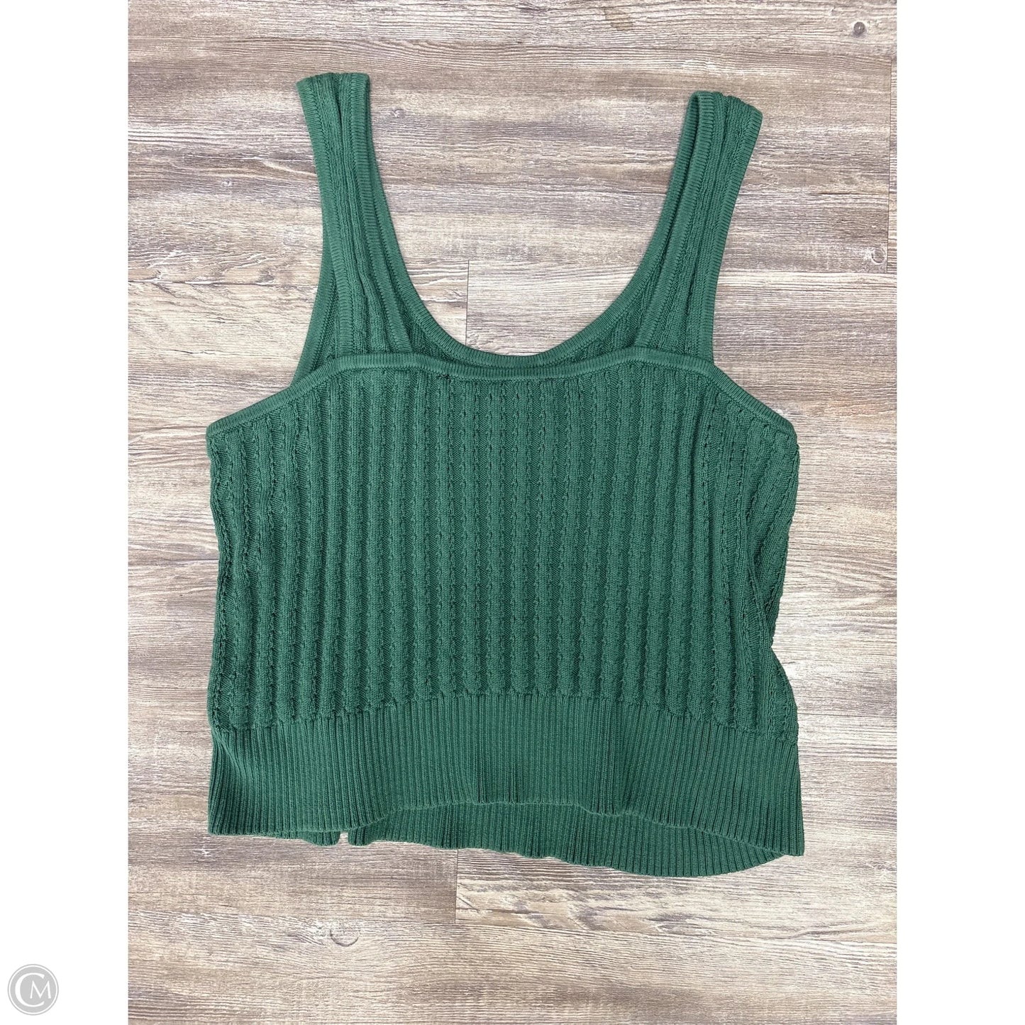 Top Sleeveless Basic By Talbots In Green, Size: 2x