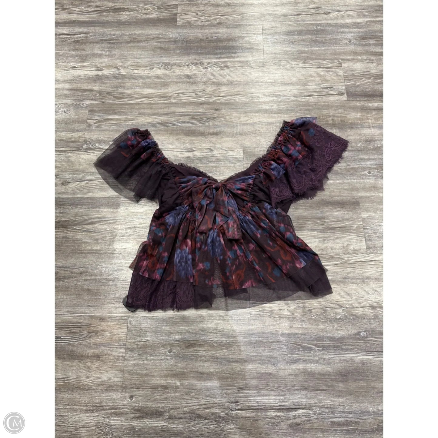 Top Sleeveless By Anthropologie In Purple, Size: Xl