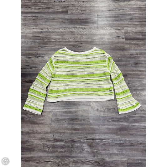 Sweater By Torrid In Green & White, Size: L