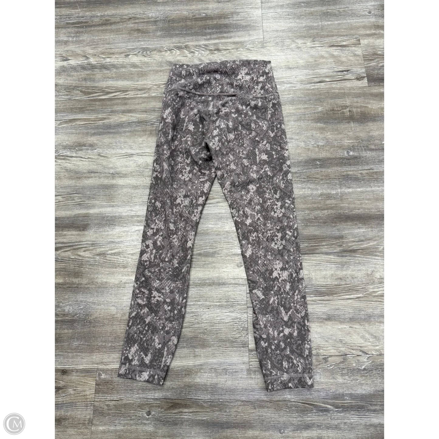 Athletic Leggings By Lululemon In Grey, Size: 6