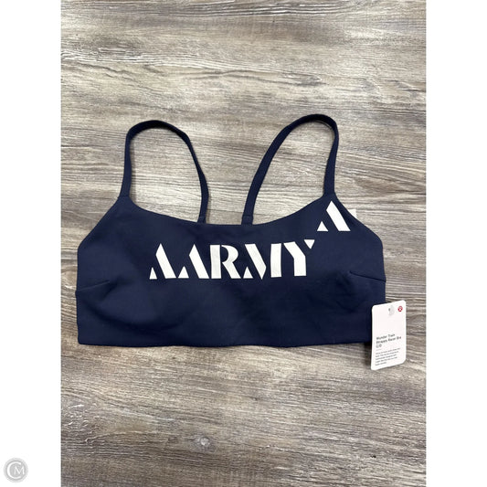 Athletic Bra By Lululemon In Navy, Size: 6