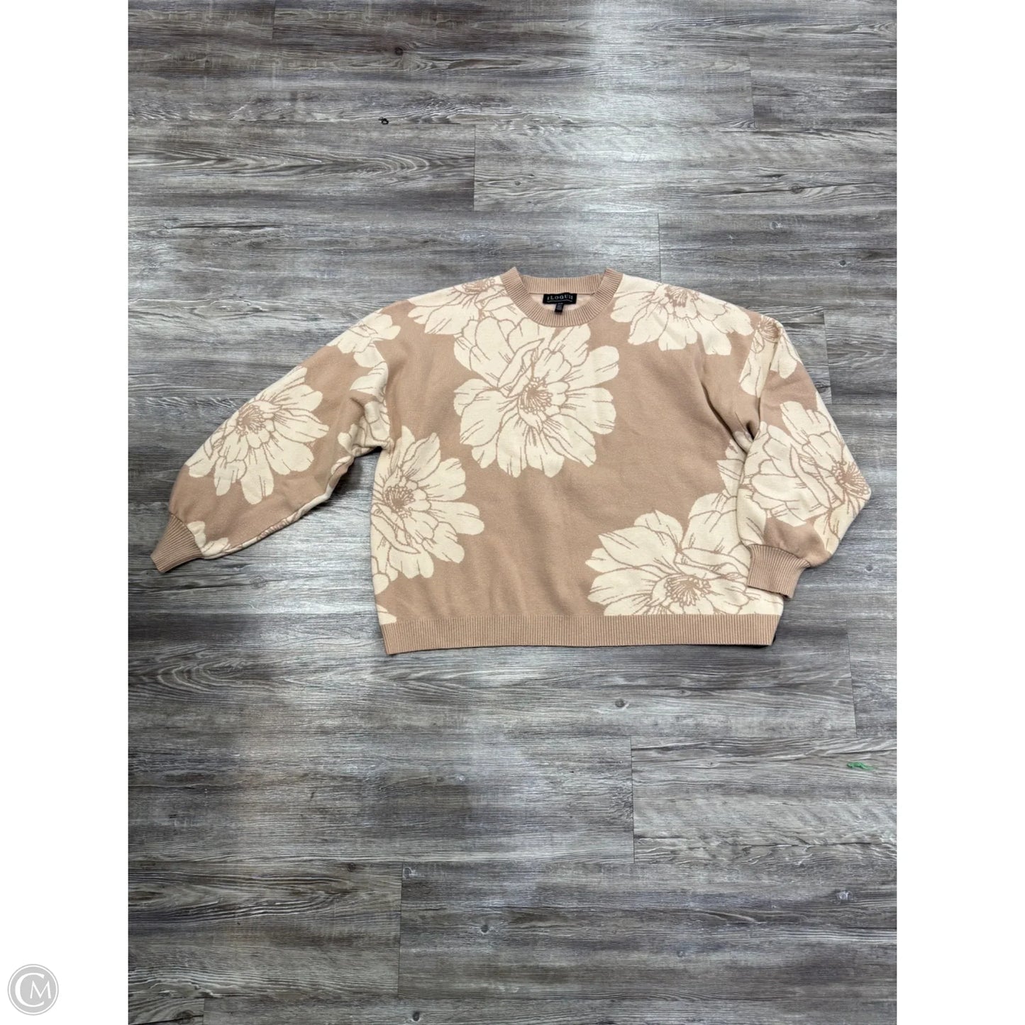 Sweater By Eloquii In Floral Print, Size: 3x