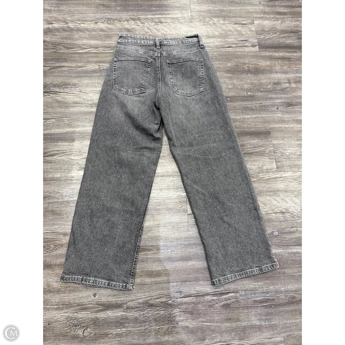 Jeans Straight By Oat In Grey Denim, Size: 2
