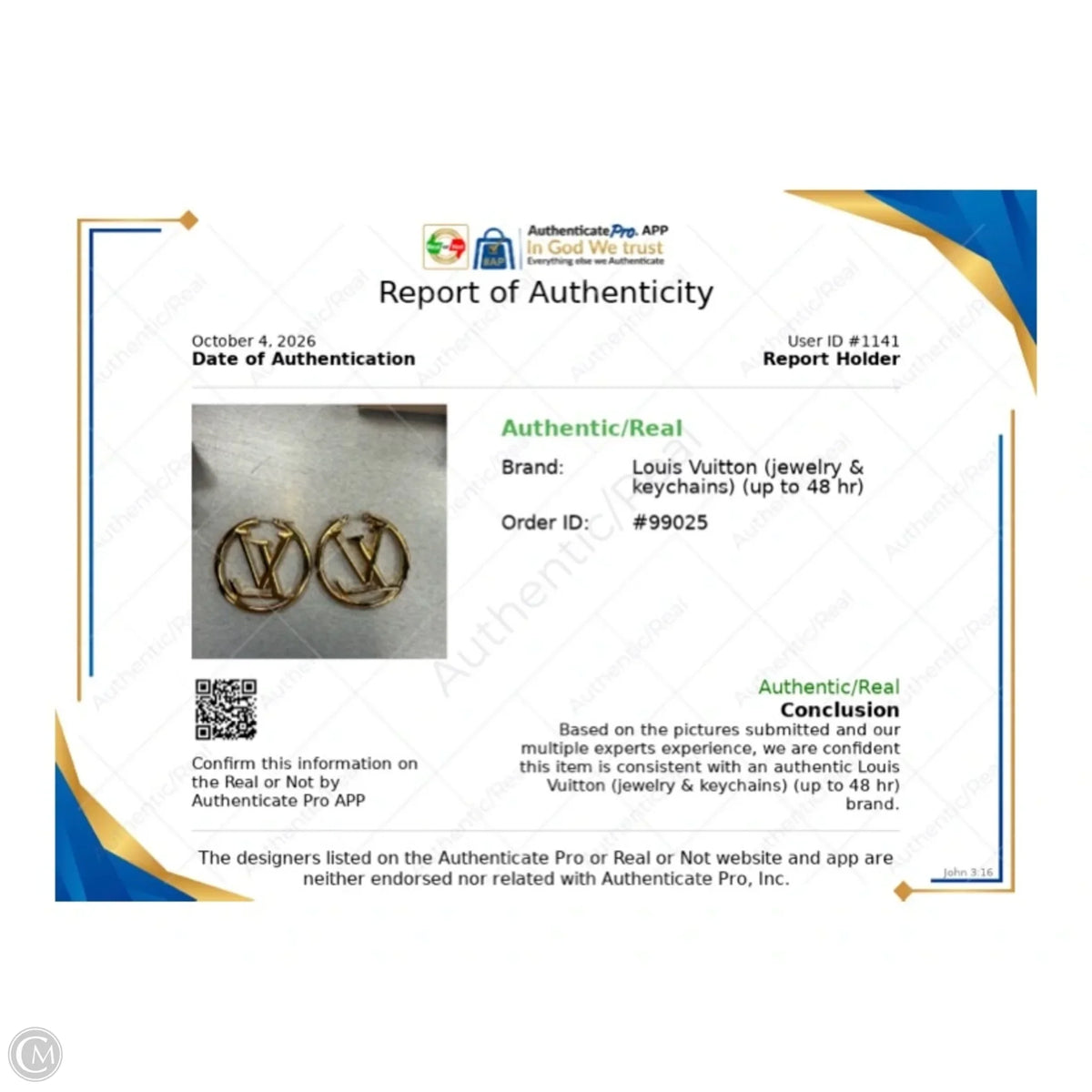 Earrings Luxury Designer By Louis Vuitton