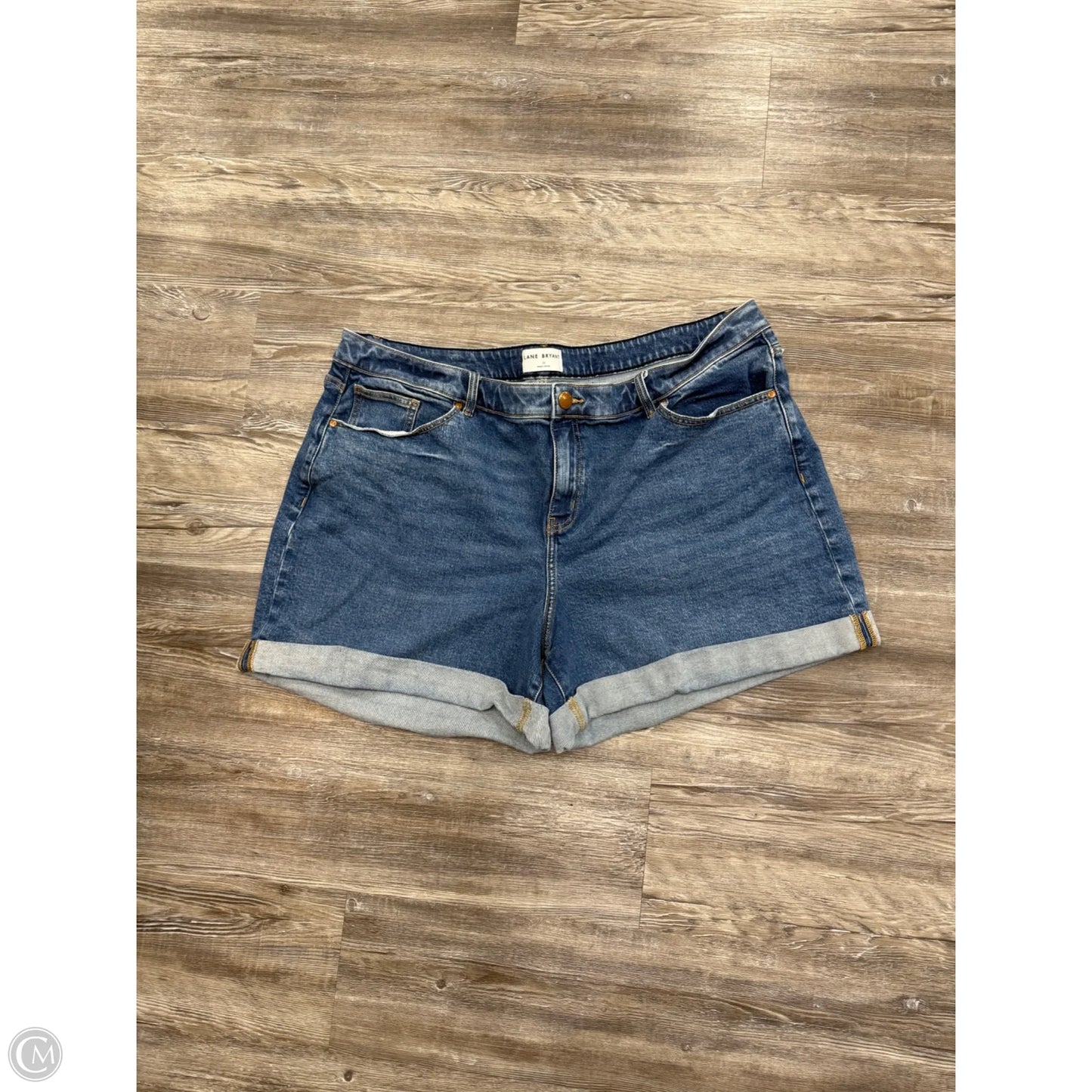Shorts By Lane Bryant In Blue Denim, Size: 22
