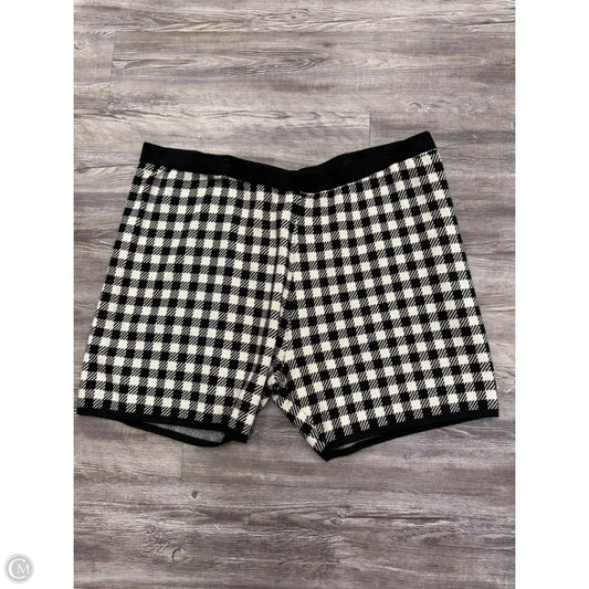 Shorts By Future Collective In Plaid Pattern, Size: 3x