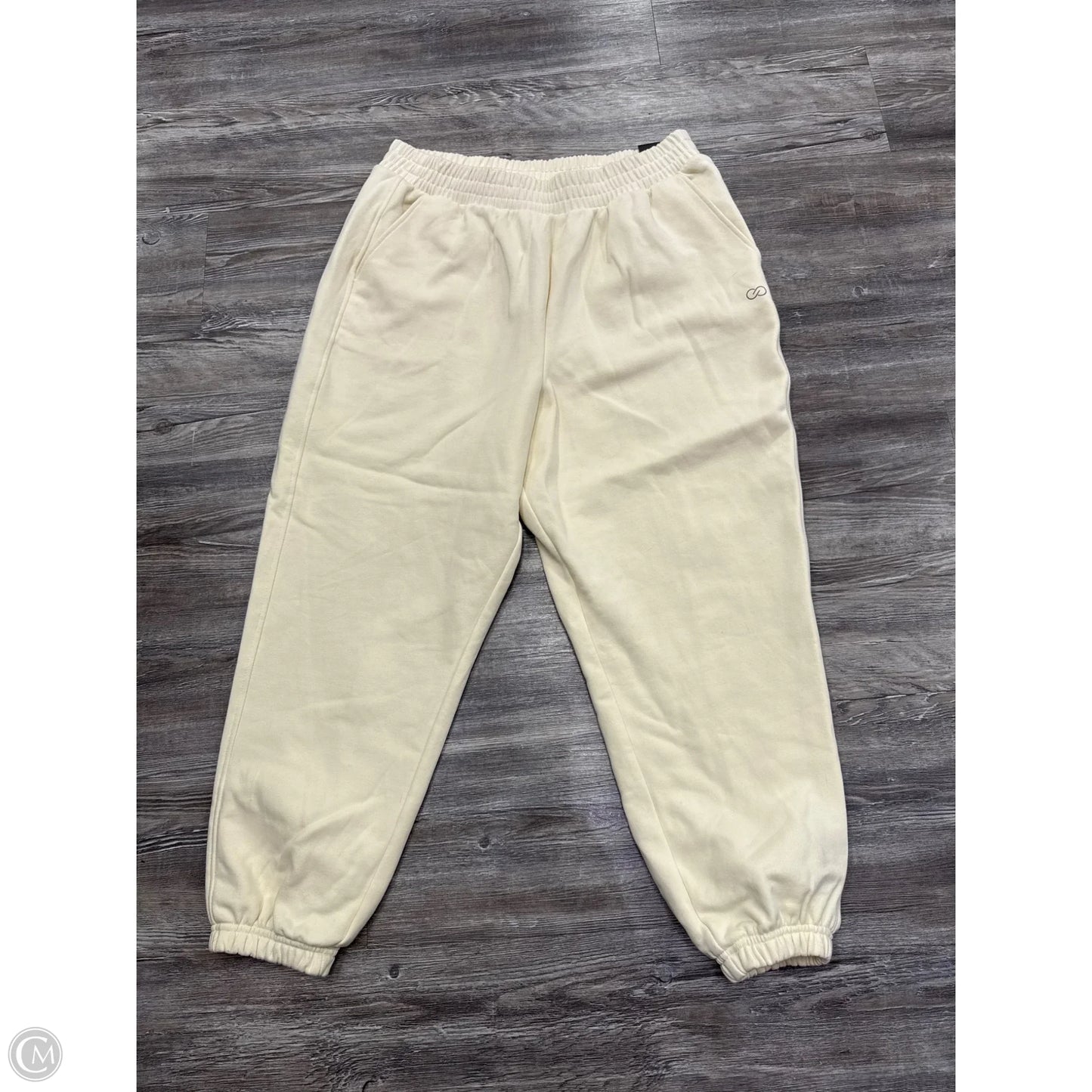 Athletic Pants By Calia In Cream, Size: Xl