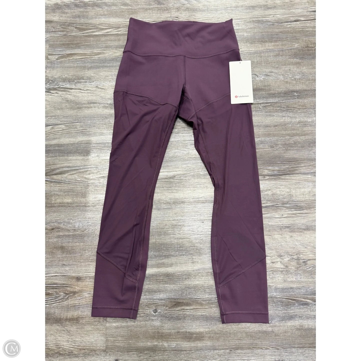 Athletic Leggings Capris By Lululemon In Purple, Size: 8