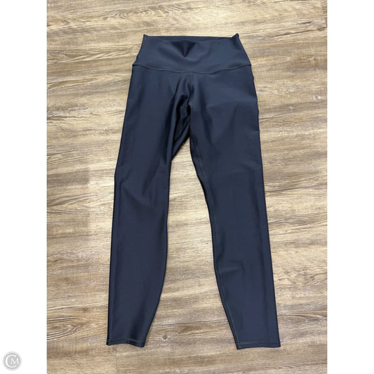 Athletic Leggings By Alo In Blue, Size: M