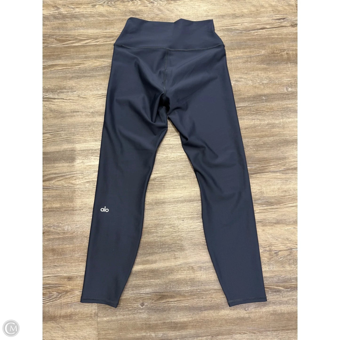 Athletic Leggings By Alo In Blue, Size: M