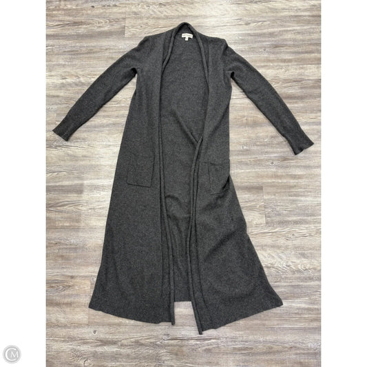 Sweater Cardigan Designer By Neiman Marcus In Grey, Size: S