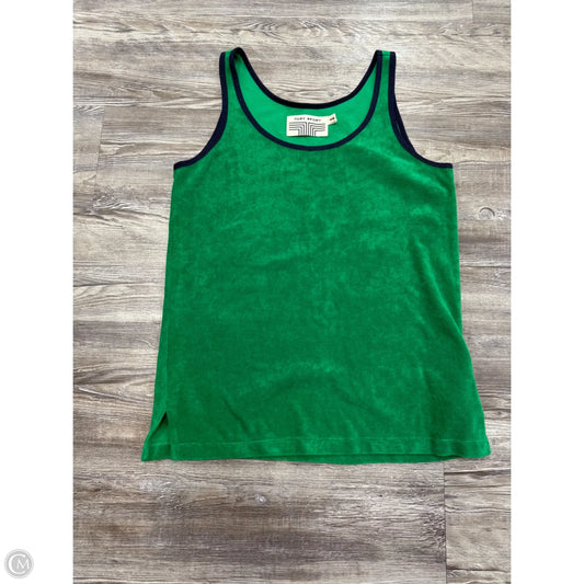 Top Sleeveless Designer By Tory Burch In Green, Size: M