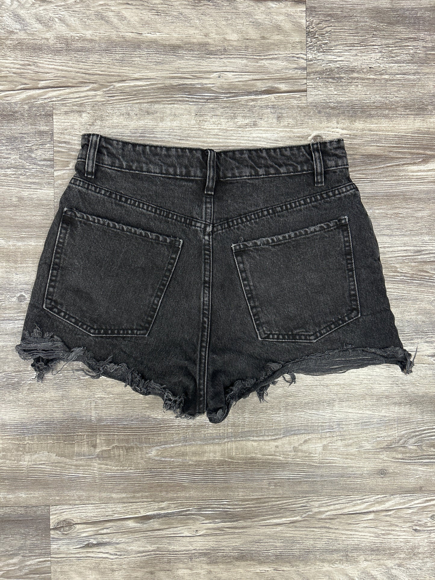 Shorts By Zara In Black Denim, Size: 6