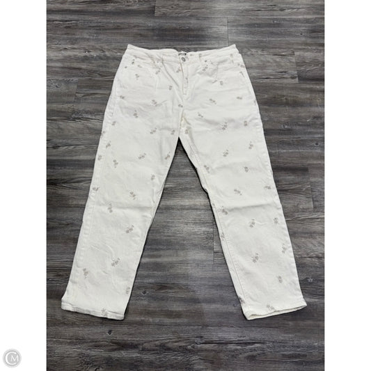 Jeans Straight By Seven 7 In White Denim, Size: 16