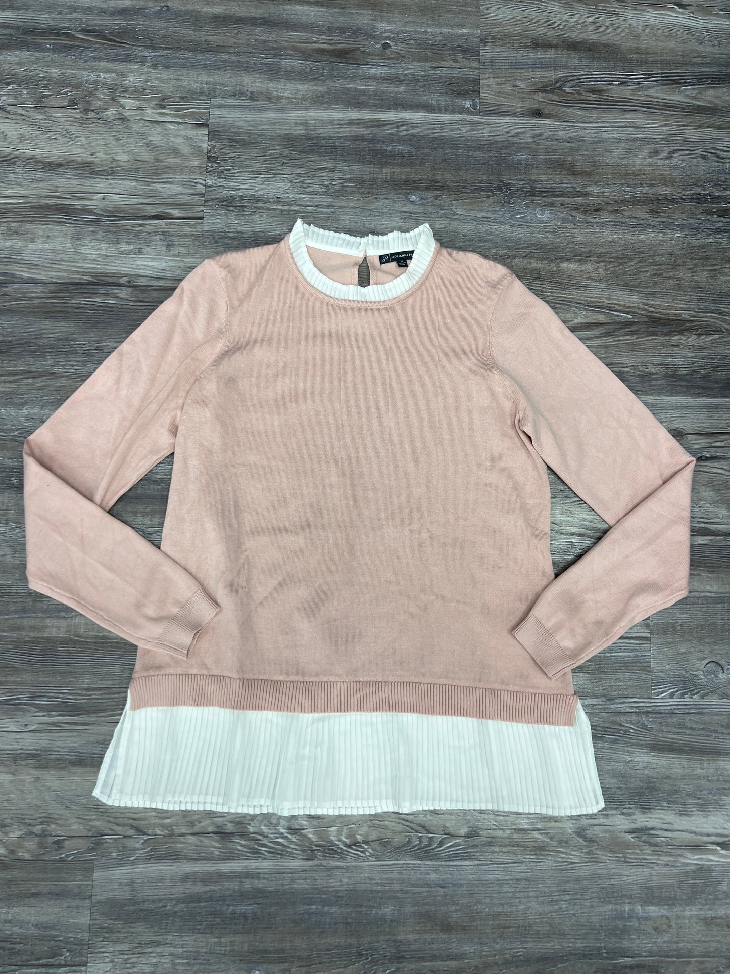 Pink Sweater Adrianna Papell, Size M