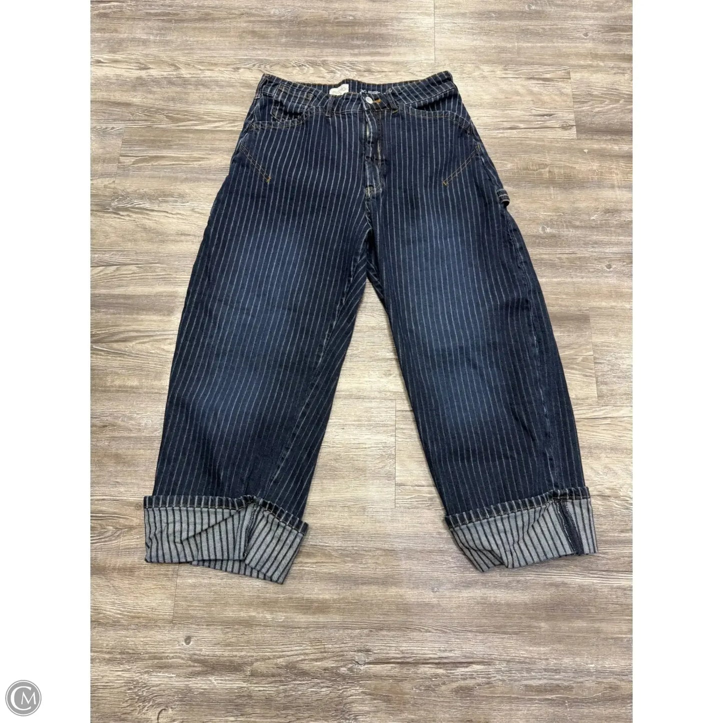 Jeans Cropped By Pilcro In Blue Denim, Size: 10