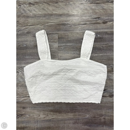 Top Sleeveless By Avec Les Filles In White, Size: 6