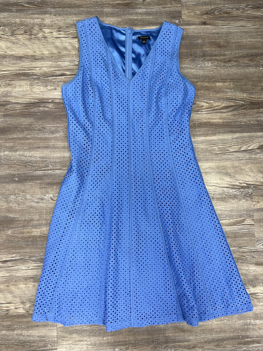Blue Dress Casual Midi Ann Taylor, Size 6