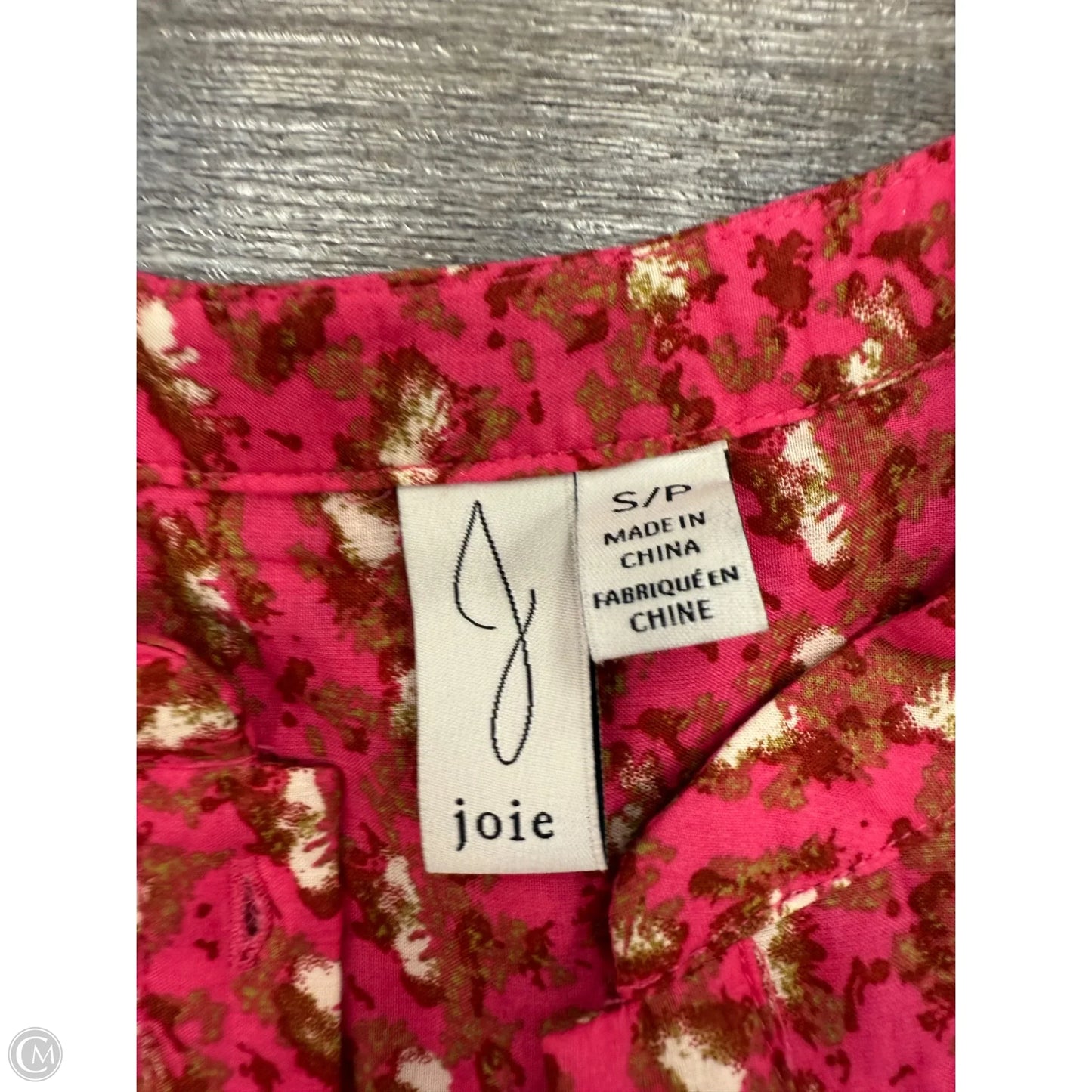 Top Long Sleeve By Joie In Pink, Size: S