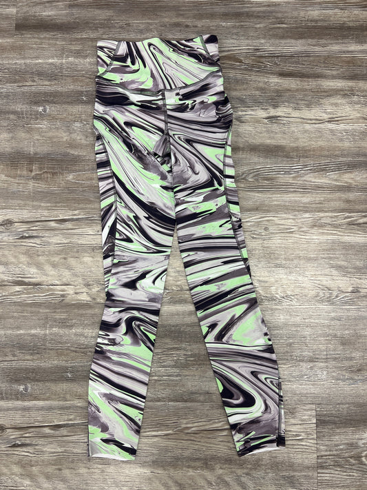 Green & Grey Athletic Leggings Lululemon, Size 0