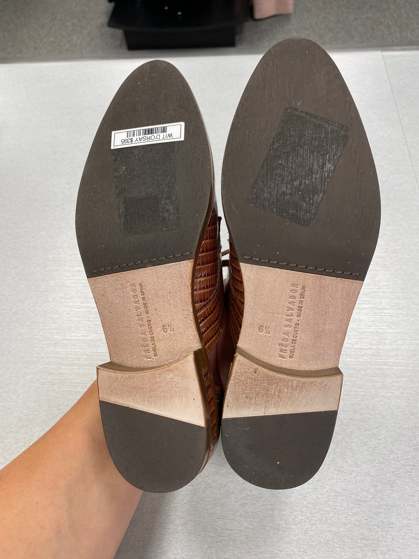 Brown Shoes Flats Freda Salvador , Size 6.5