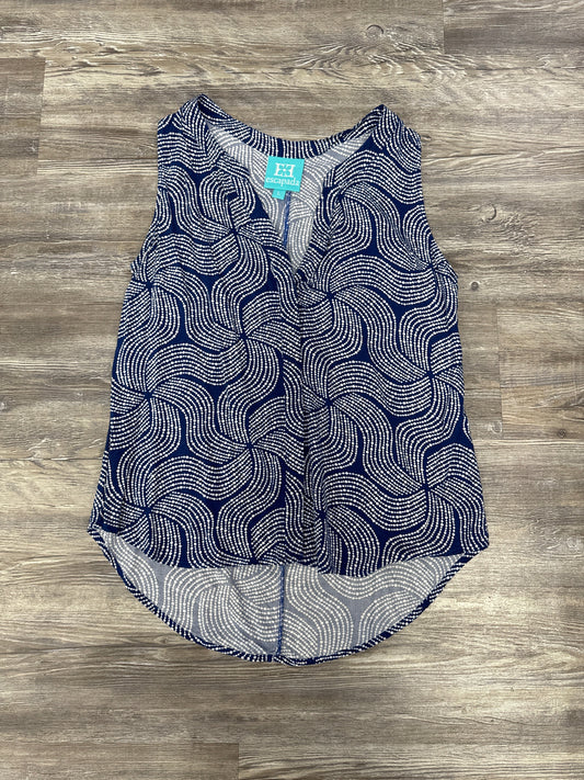 Blue Top Sleeveless Escada, Size L