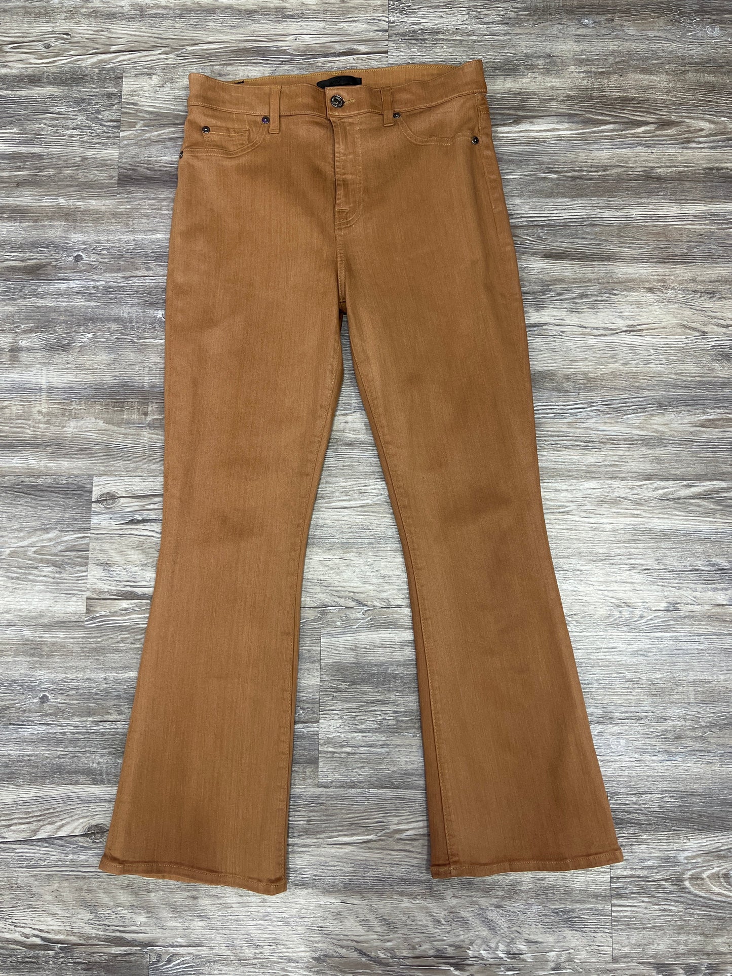 Jeans Designer By 7 For All Mankind In Brown, Size: 10