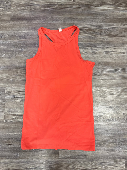 Athletic Tank Top By Lululemon In Coral, Size: 8