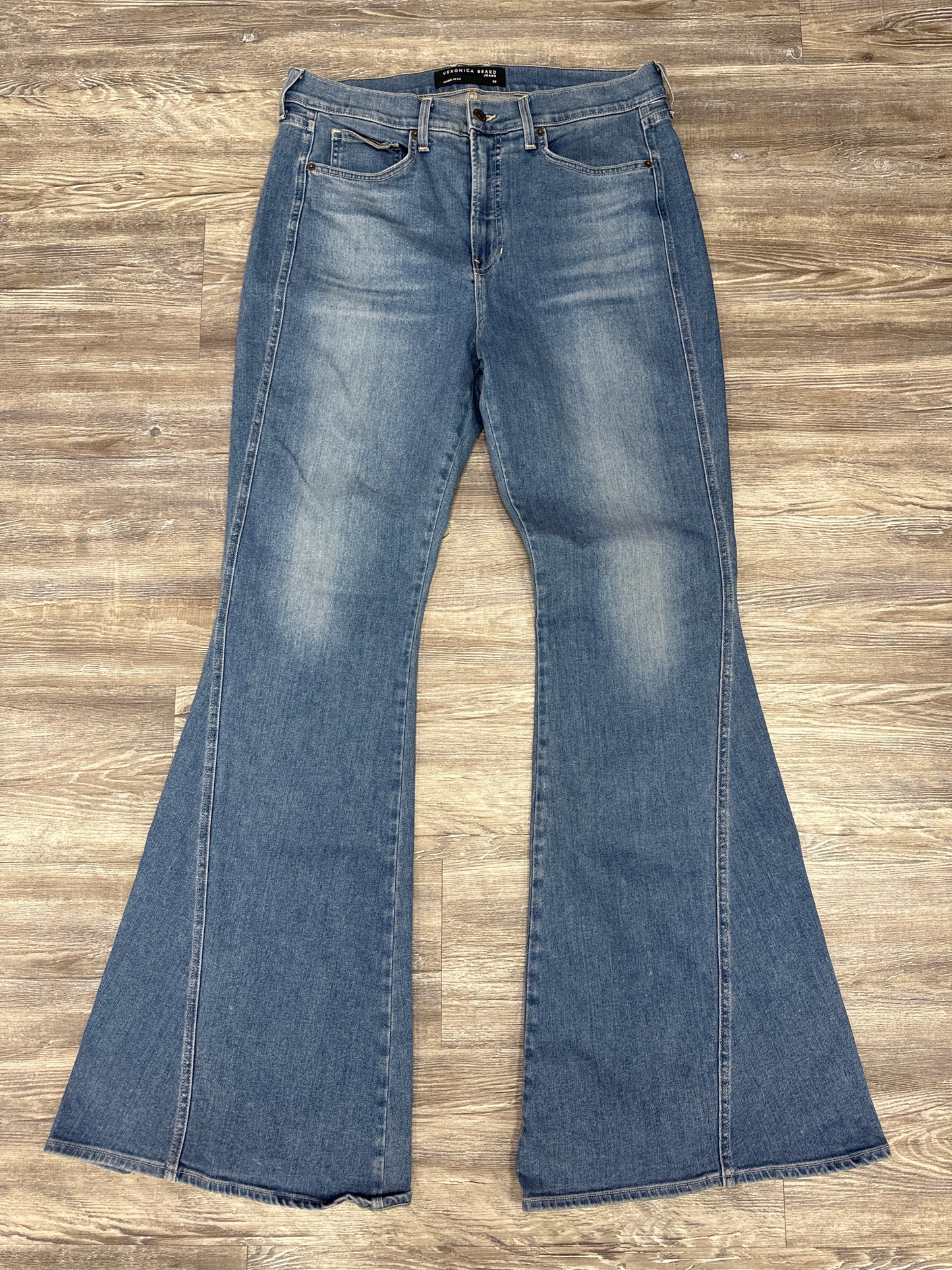 Jeans Boot Cut By Veronica Beard In Blue Denim, Size: 14