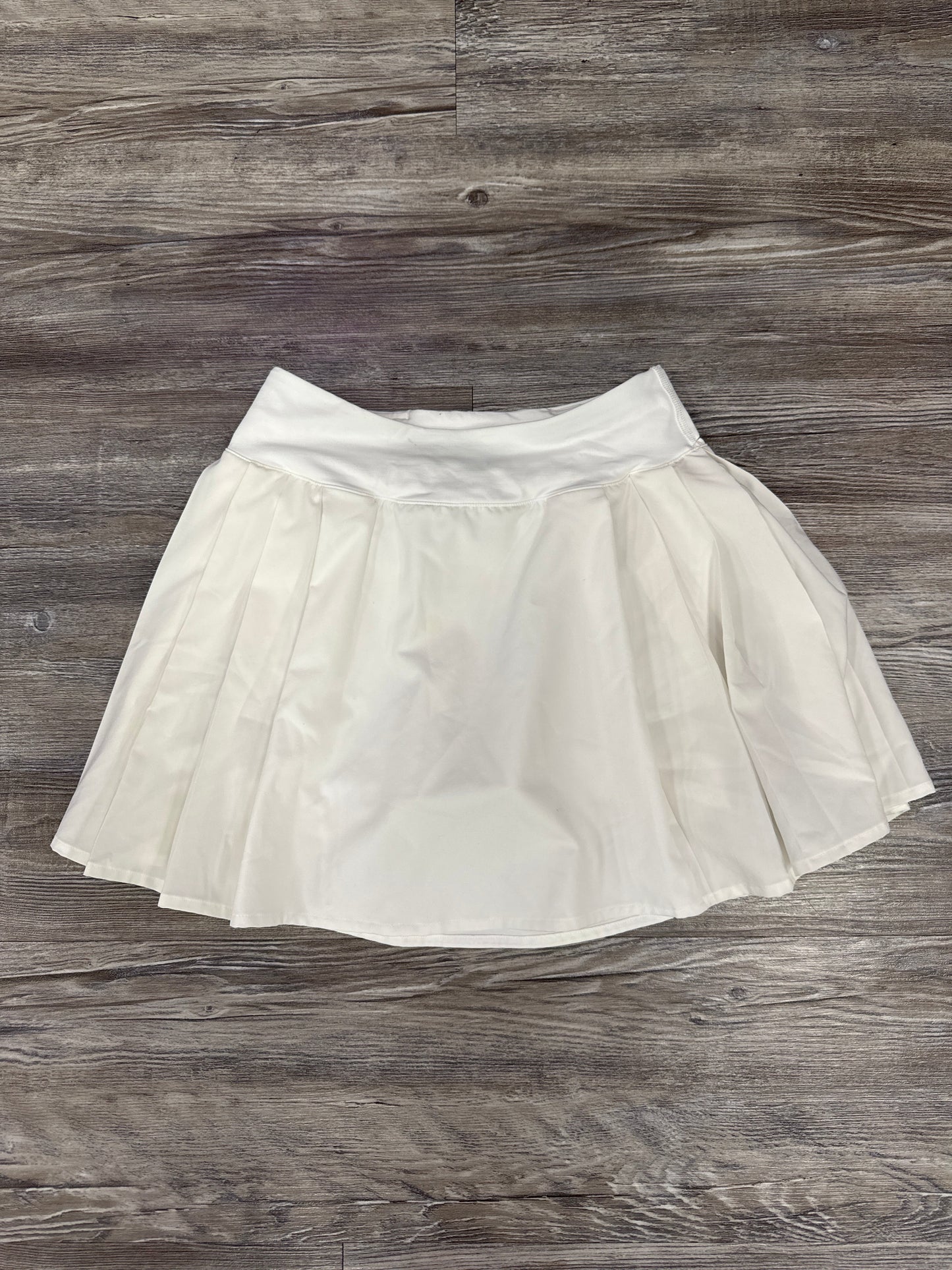 Athletic Skort By Lululemon In White, Size: 0