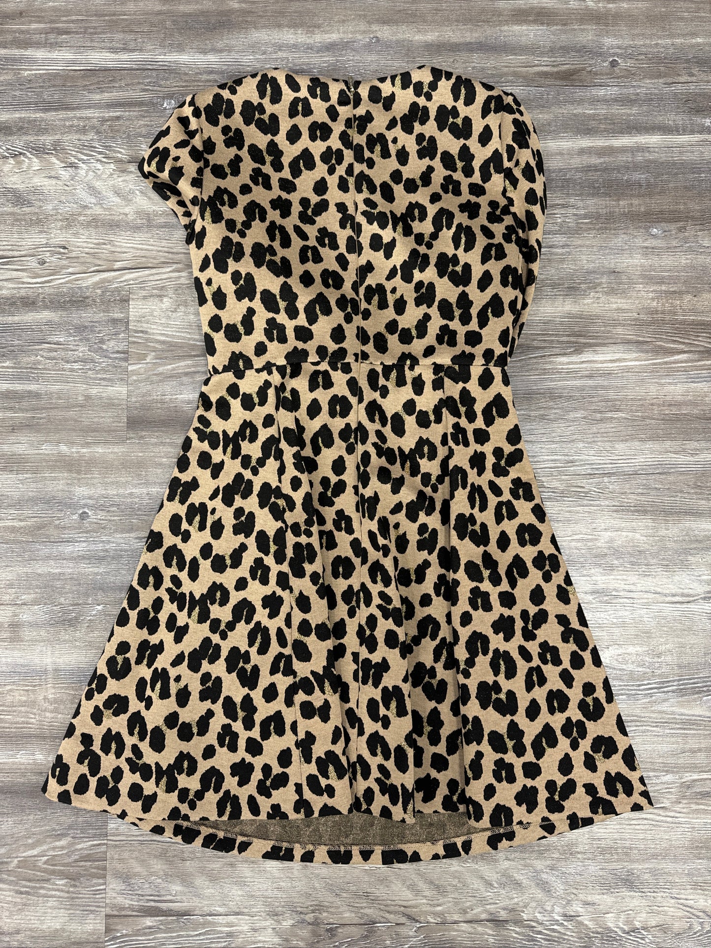 Dress Designer By Kate Spade In Animal Print, Size: 0