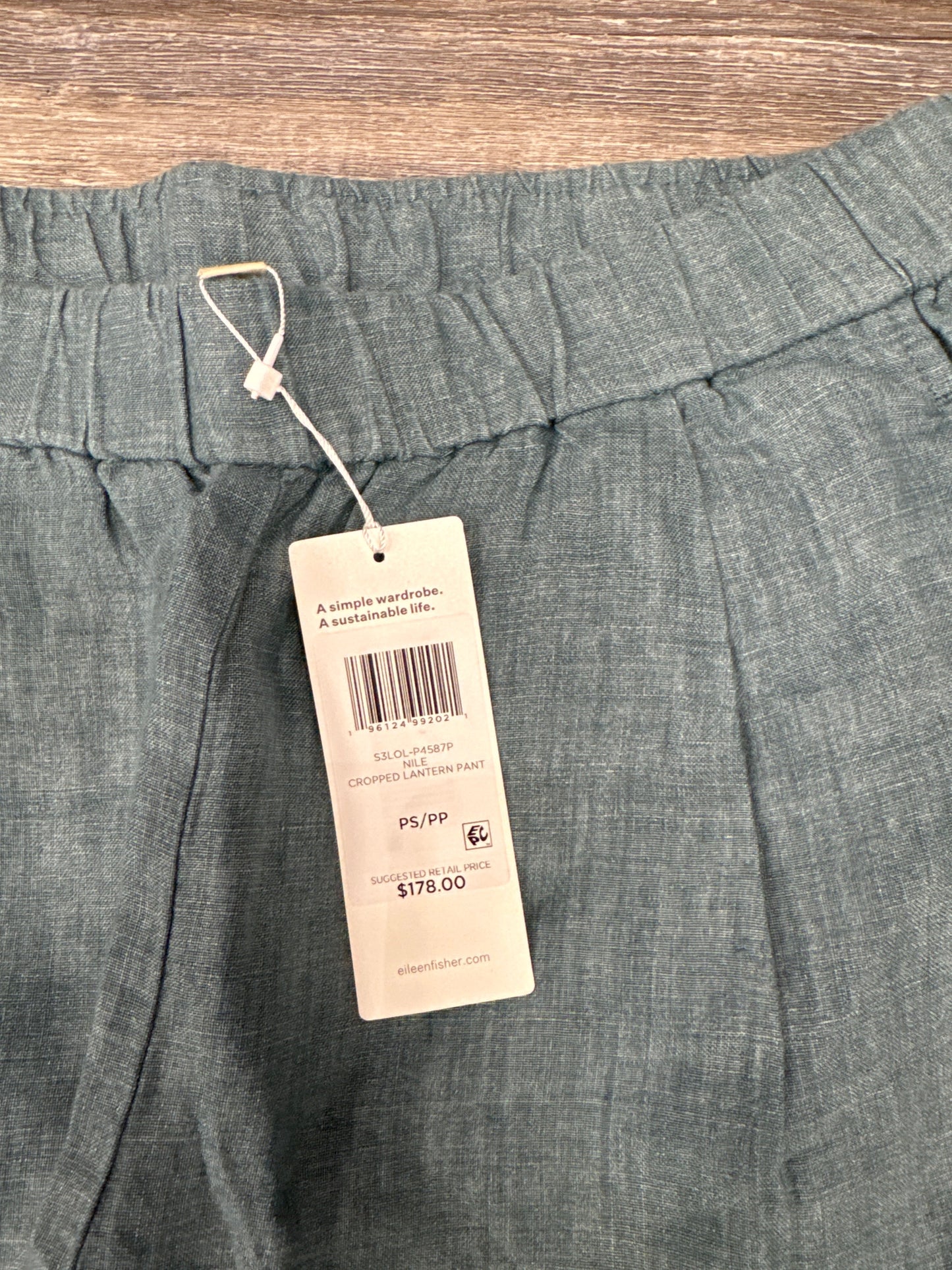 Pants Linen By Eileen Fisher In Blue, Size: Sp