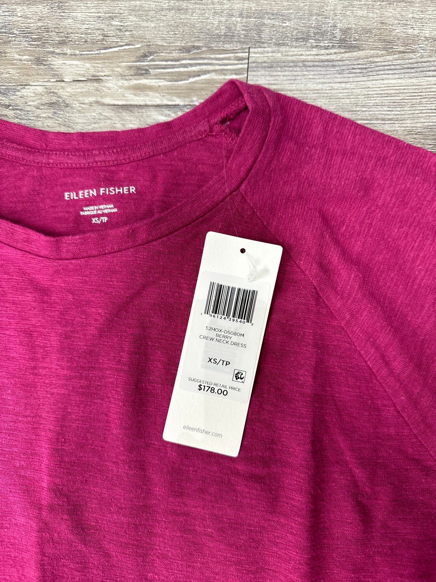 Dress Casual Short By Eileen Fisher In Pink, Size: XS