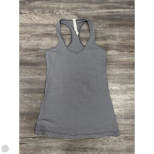 Athletic Tank Top By Lululemon In Black & White, Size: 6
