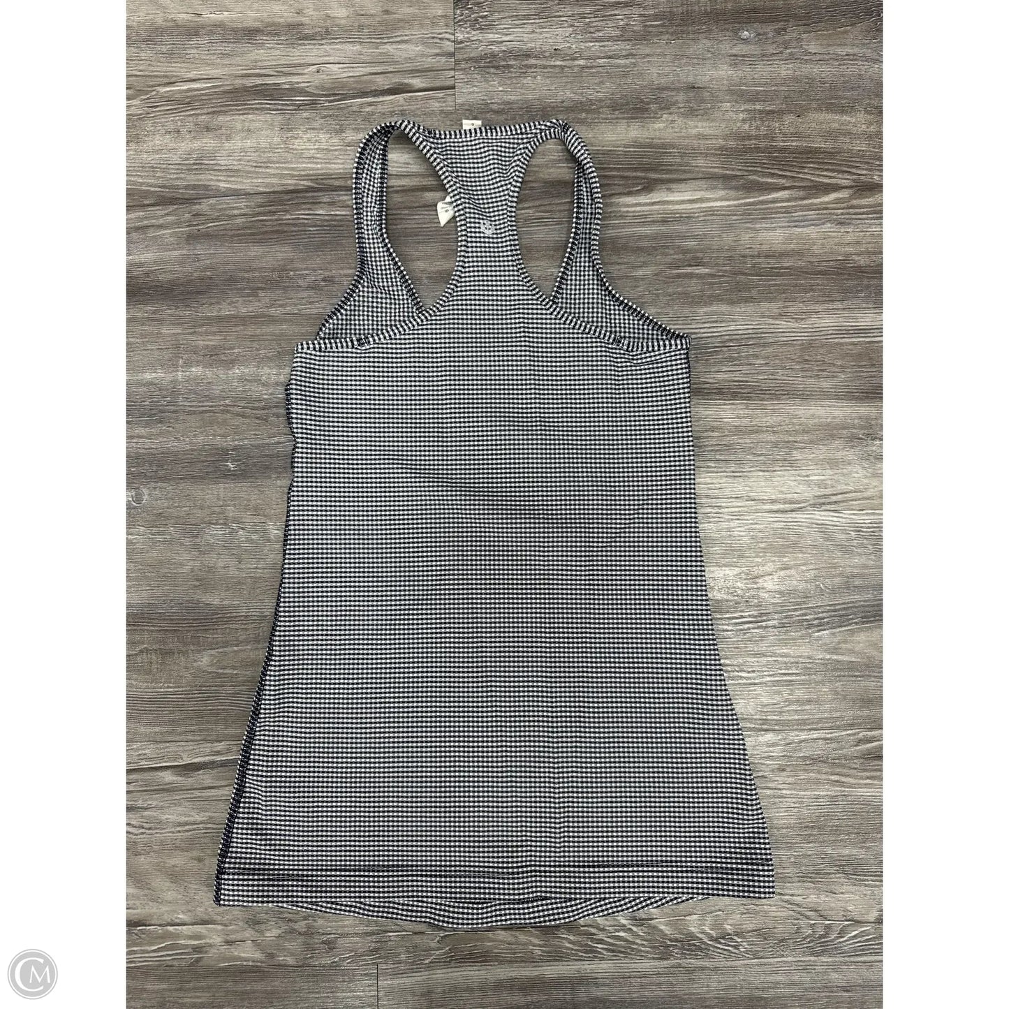 Athletic Tank Top By Lululemon In Black & White, Size: 6