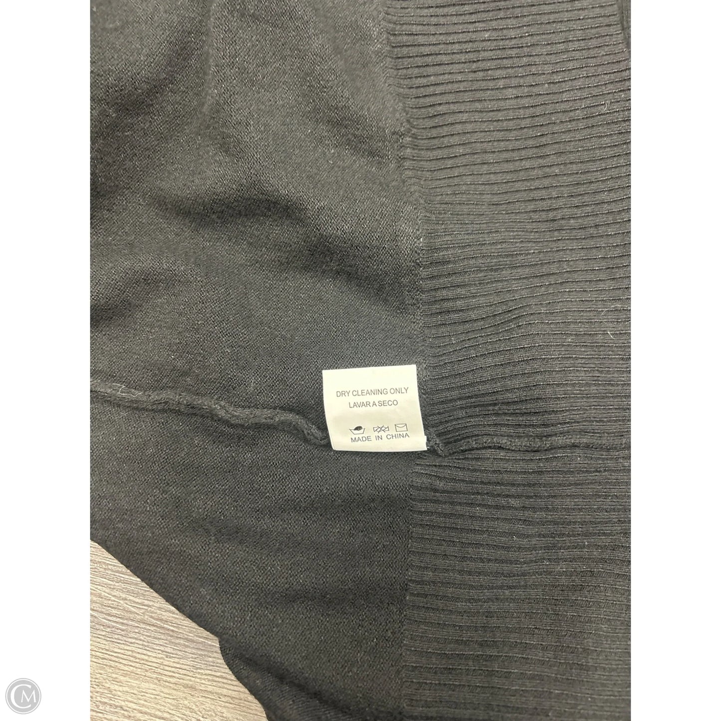 Sweater Cardigan By Becool In Black, Size: 1x