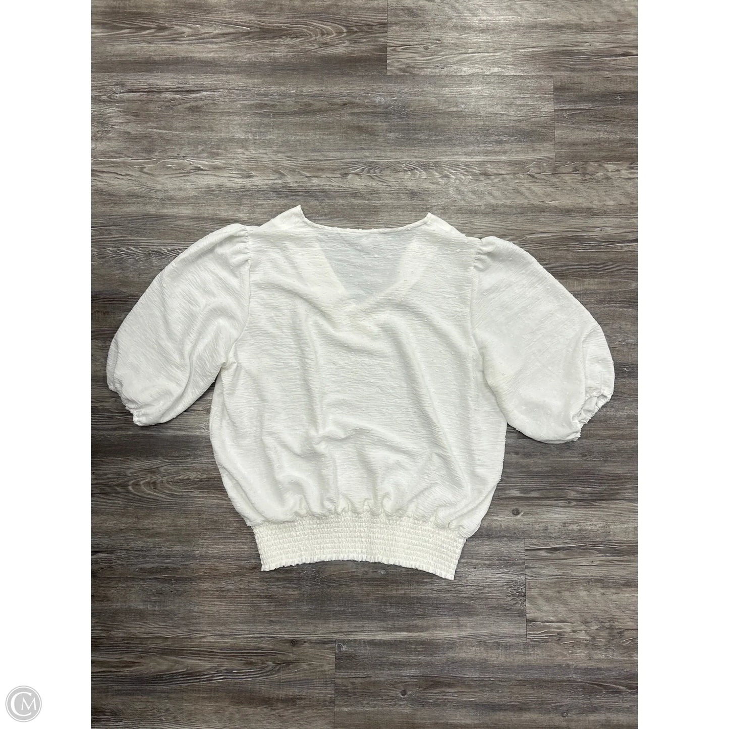 Top 3/4 Sleeve By Dl1961 In White, Size: 1x