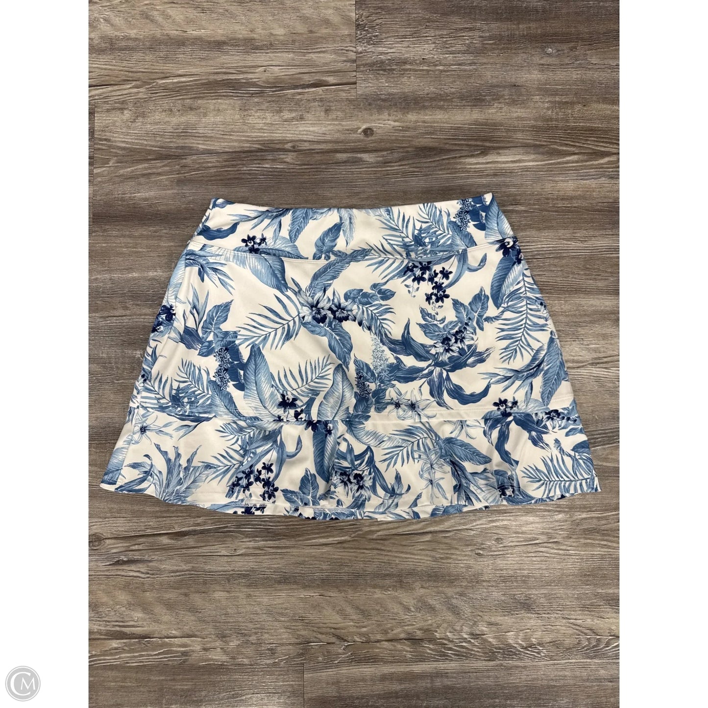 Athletic Skort By Tommy Bahama In Blue & White, Size: M