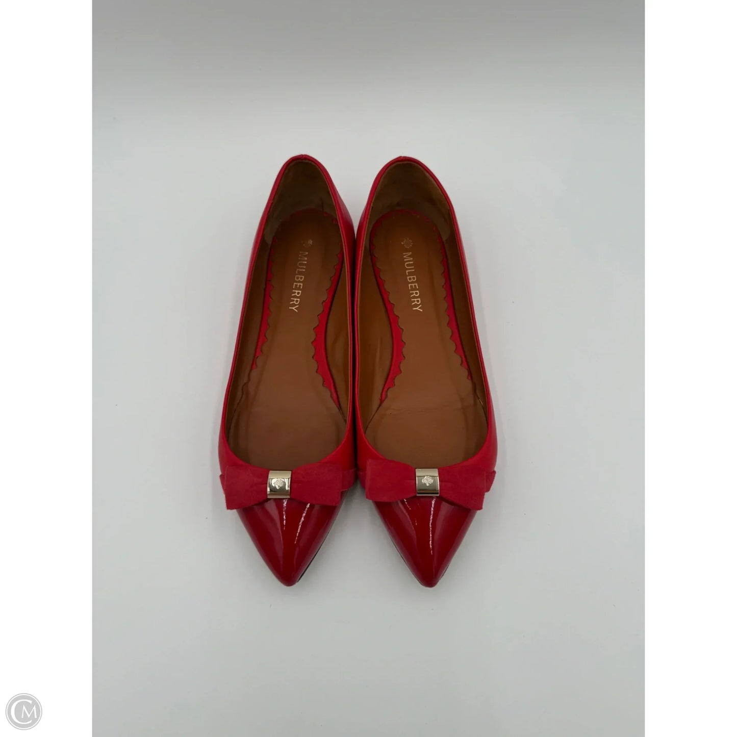 Shoes Luxury Designer By Mulberry In Red, Size: 7.5