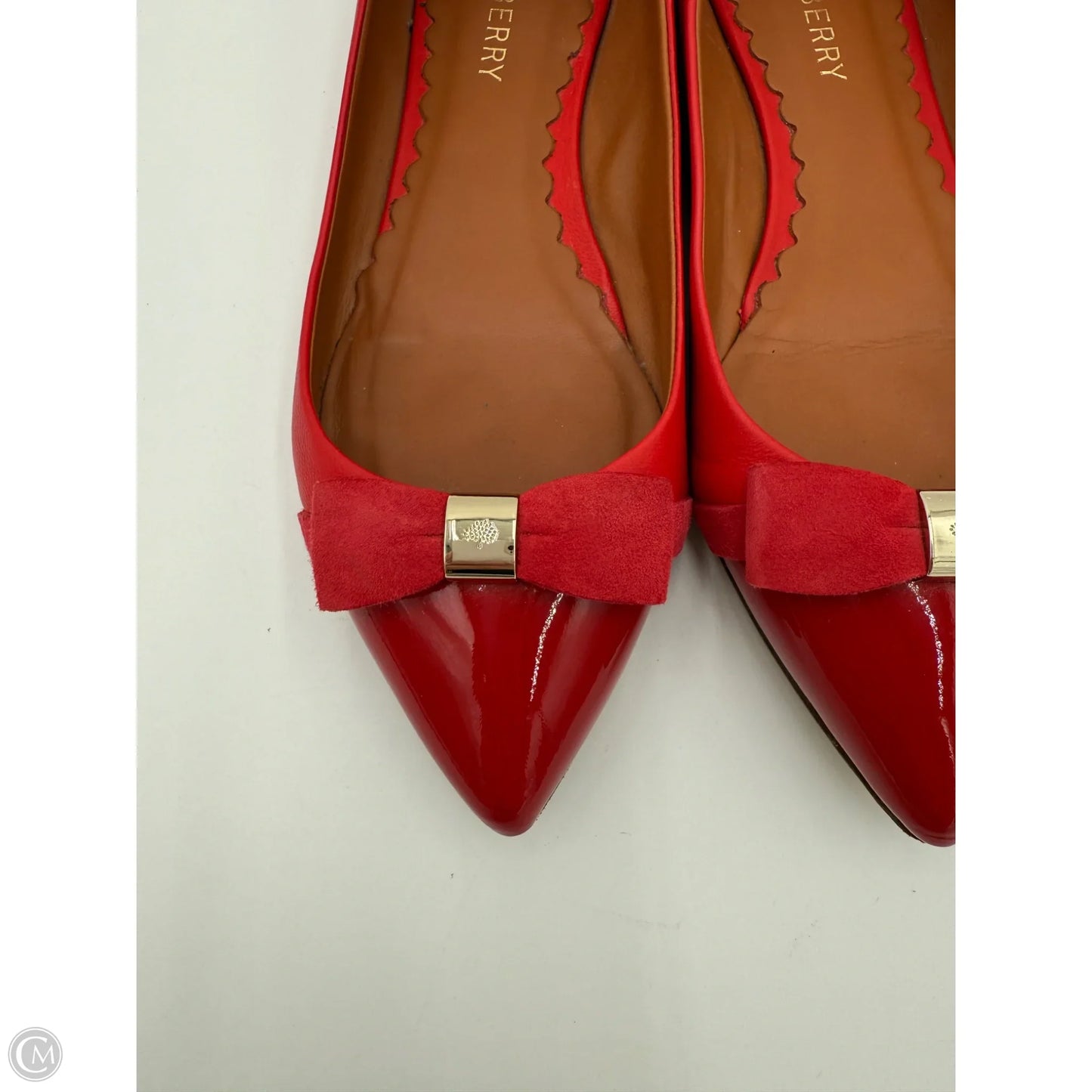 Shoes Luxury Designer By Mulberry In Red, Size: 7.5
