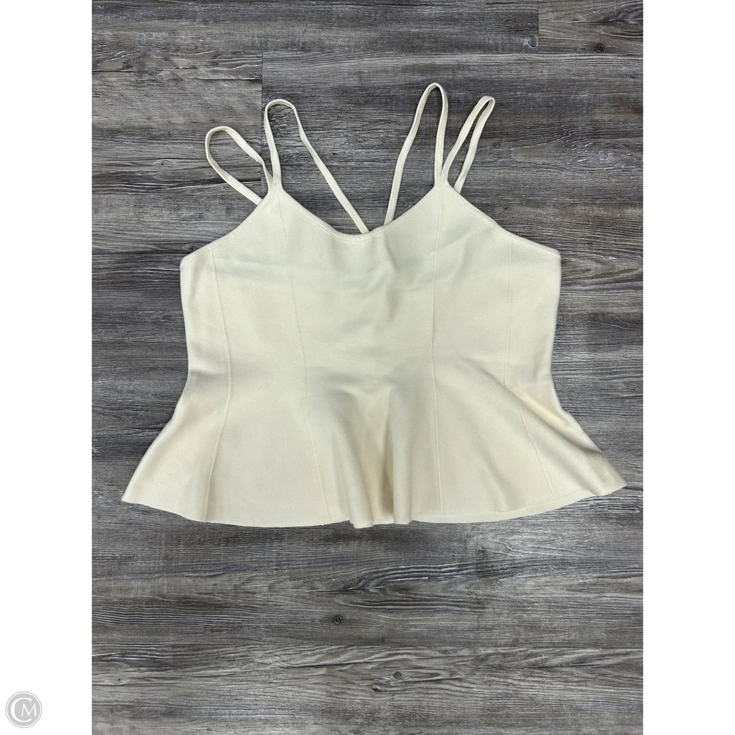 Top Sleeveless By Maeve In Cream, Size: 1x
