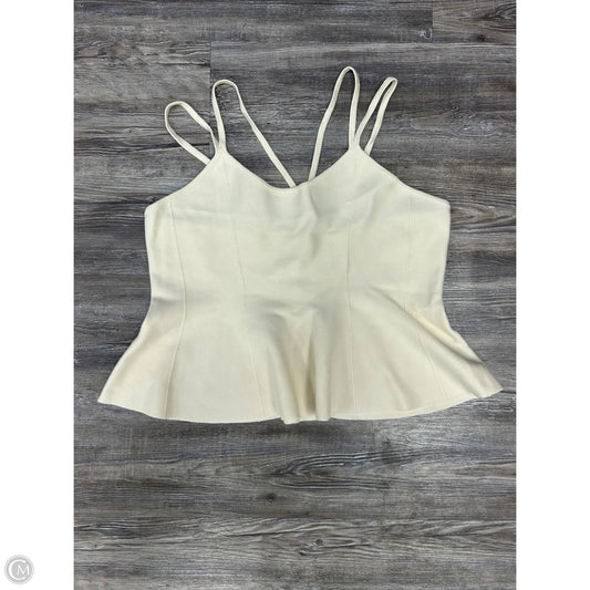 Top Sleeveless By Maeve In Cream, Size: 1x