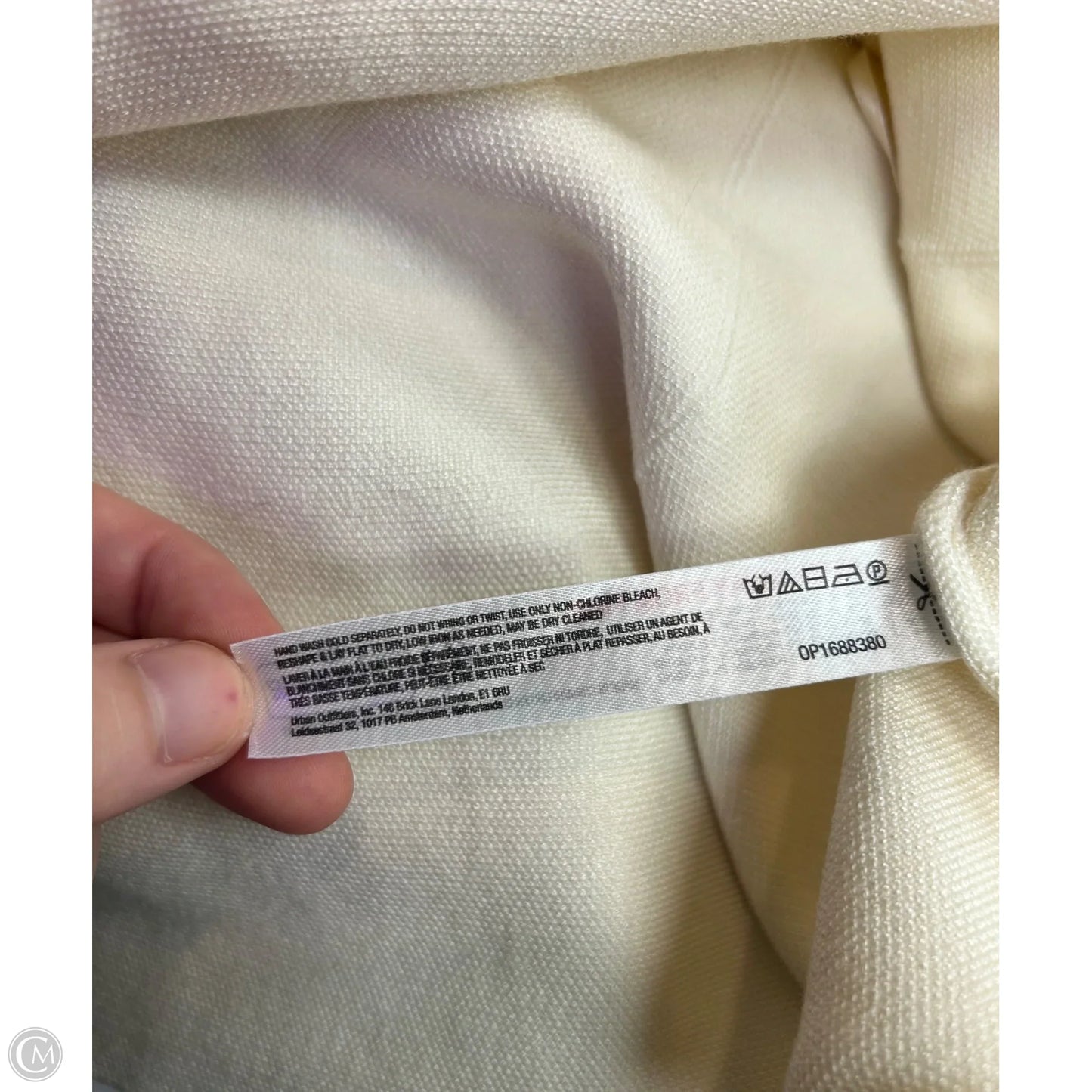 Top Sleeveless By Maeve In Cream, Size: 1x