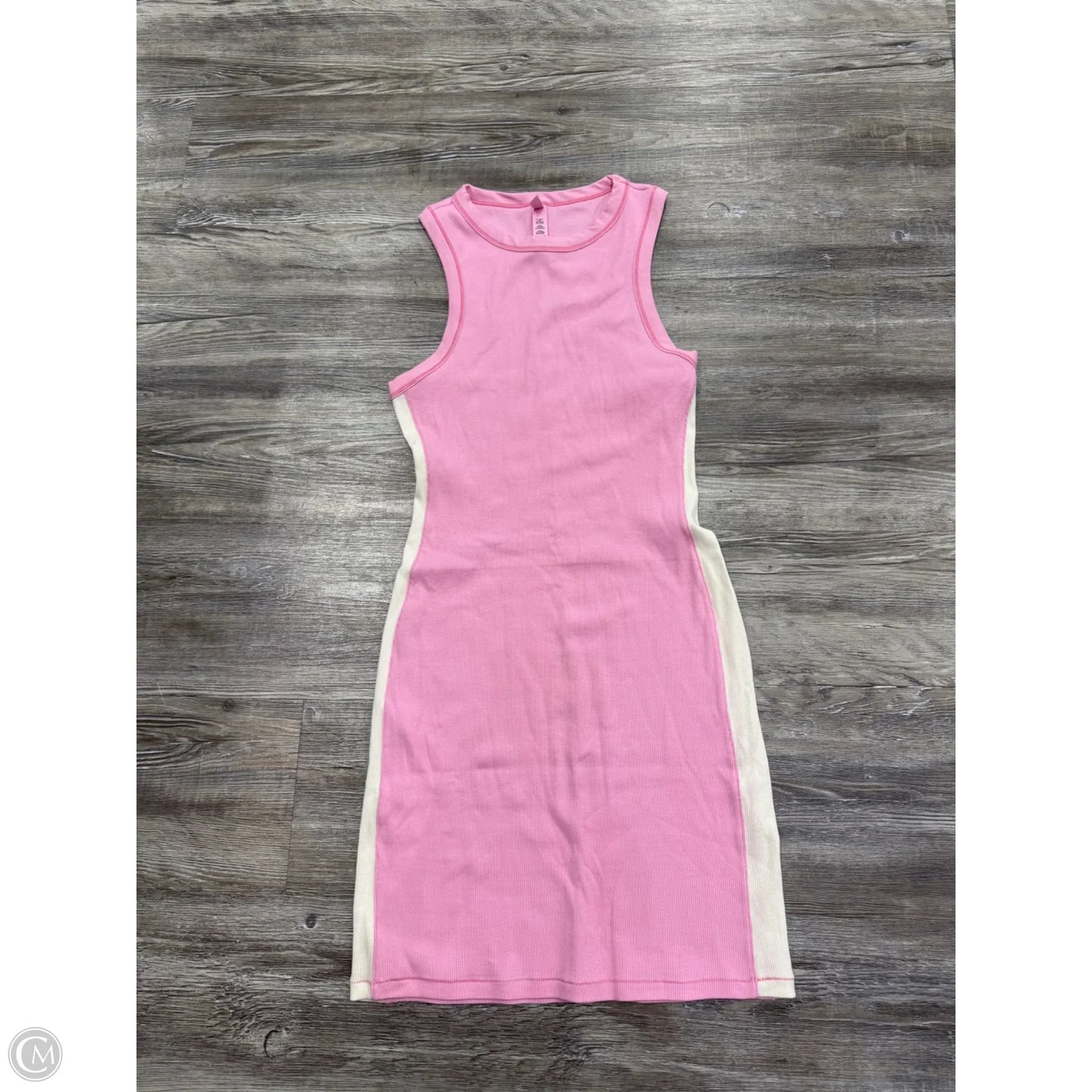 Dress Casual Short By Skims In Pink & White, Size: M