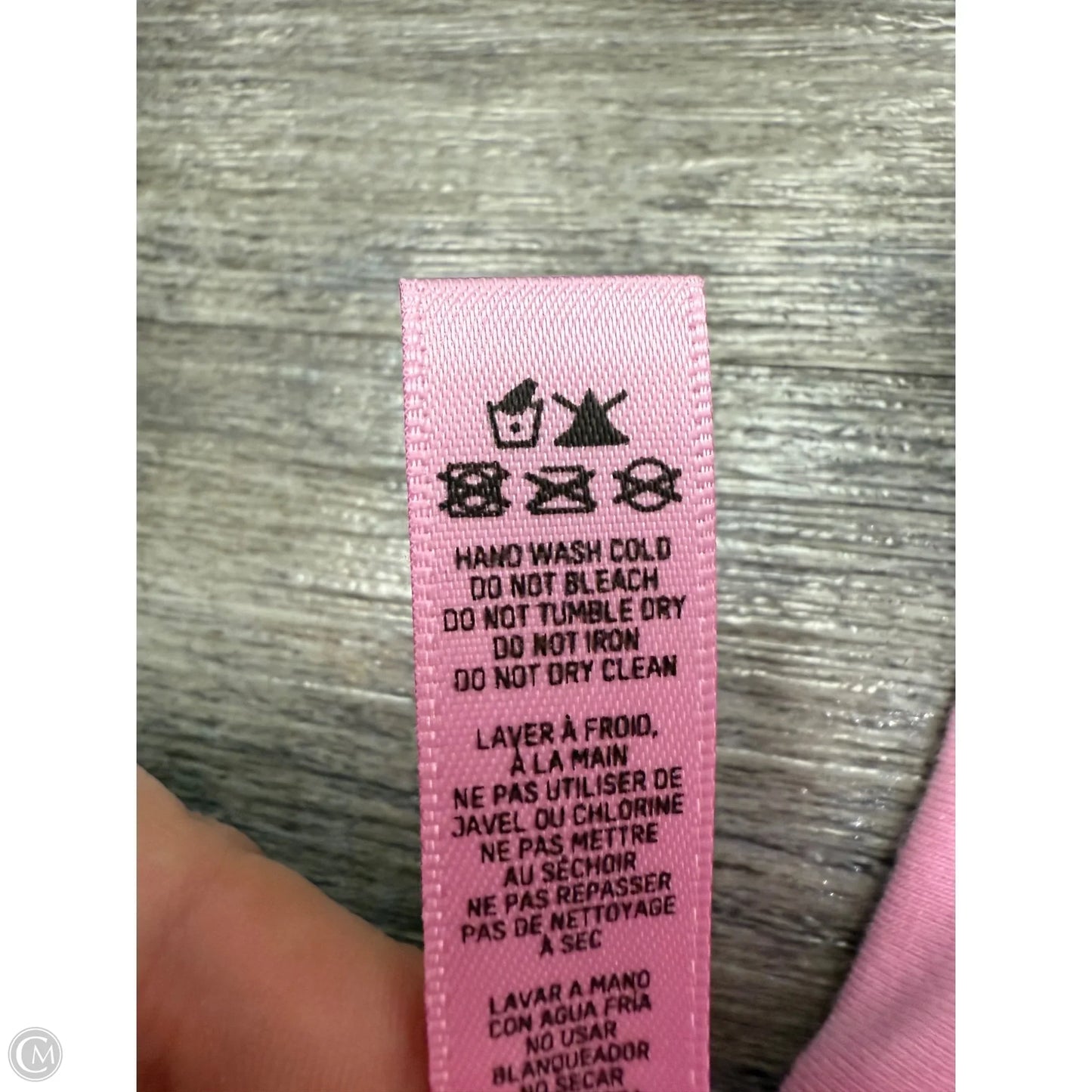 Dress Casual Short By Skims In Pink & White, Size: M