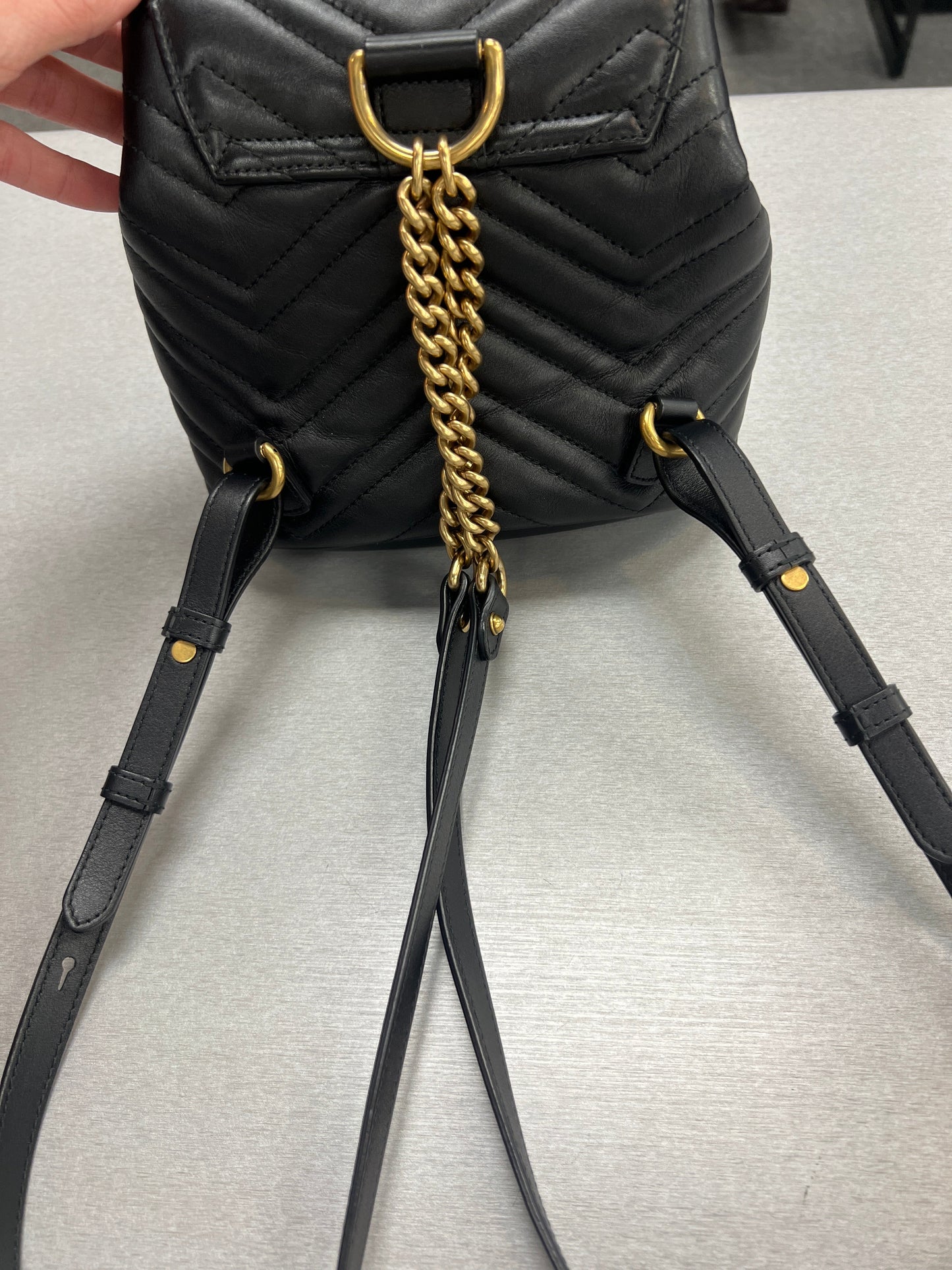Backpack Luxury Designer By Gucci  Size: Small