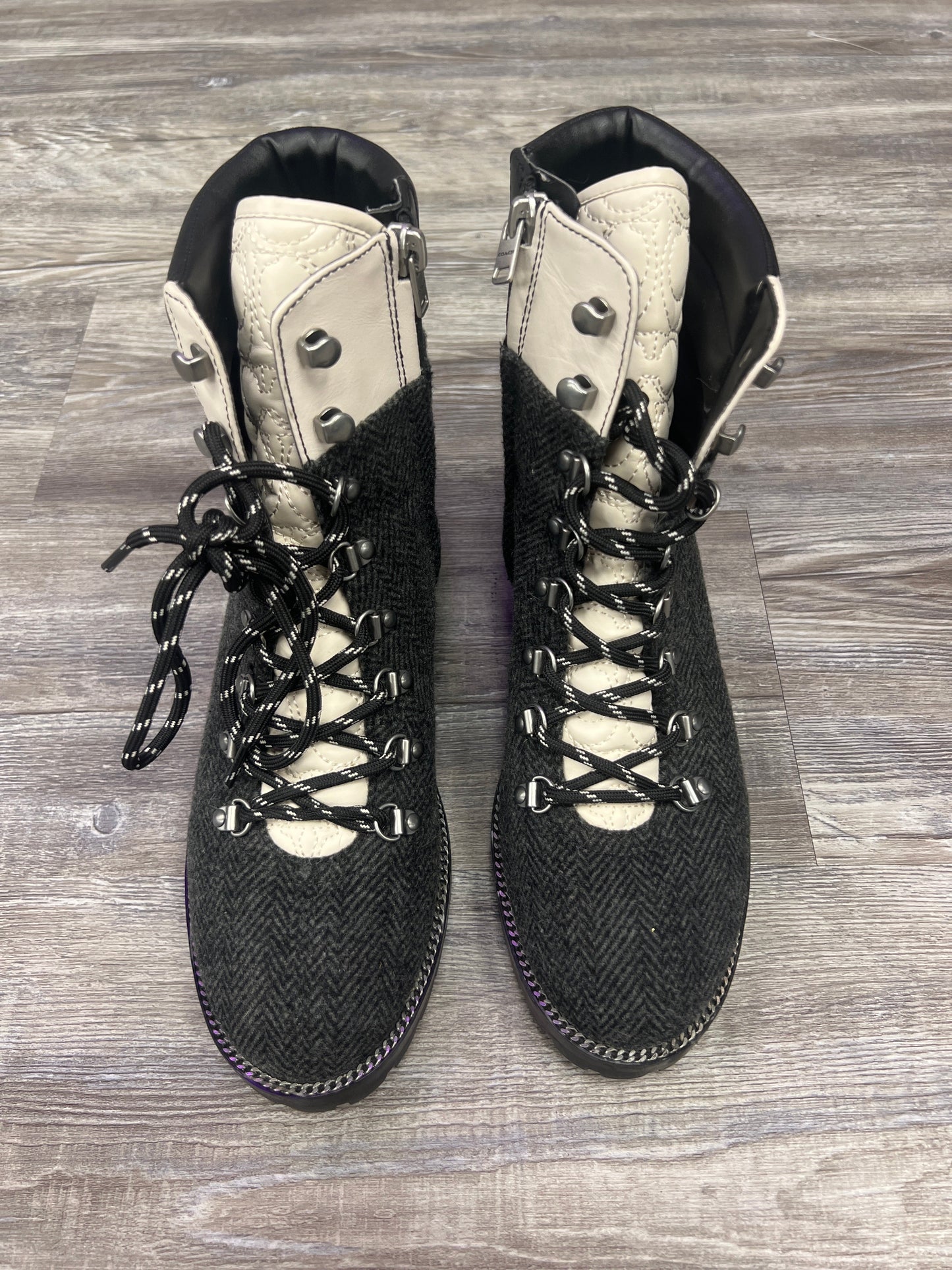 Boots Combat By Coach  Size: 9